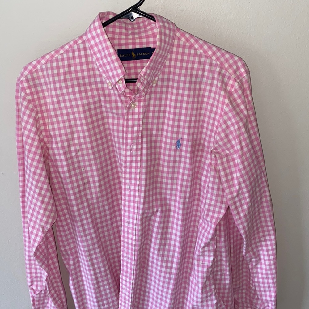 Pink Ralph Lauren Button Up